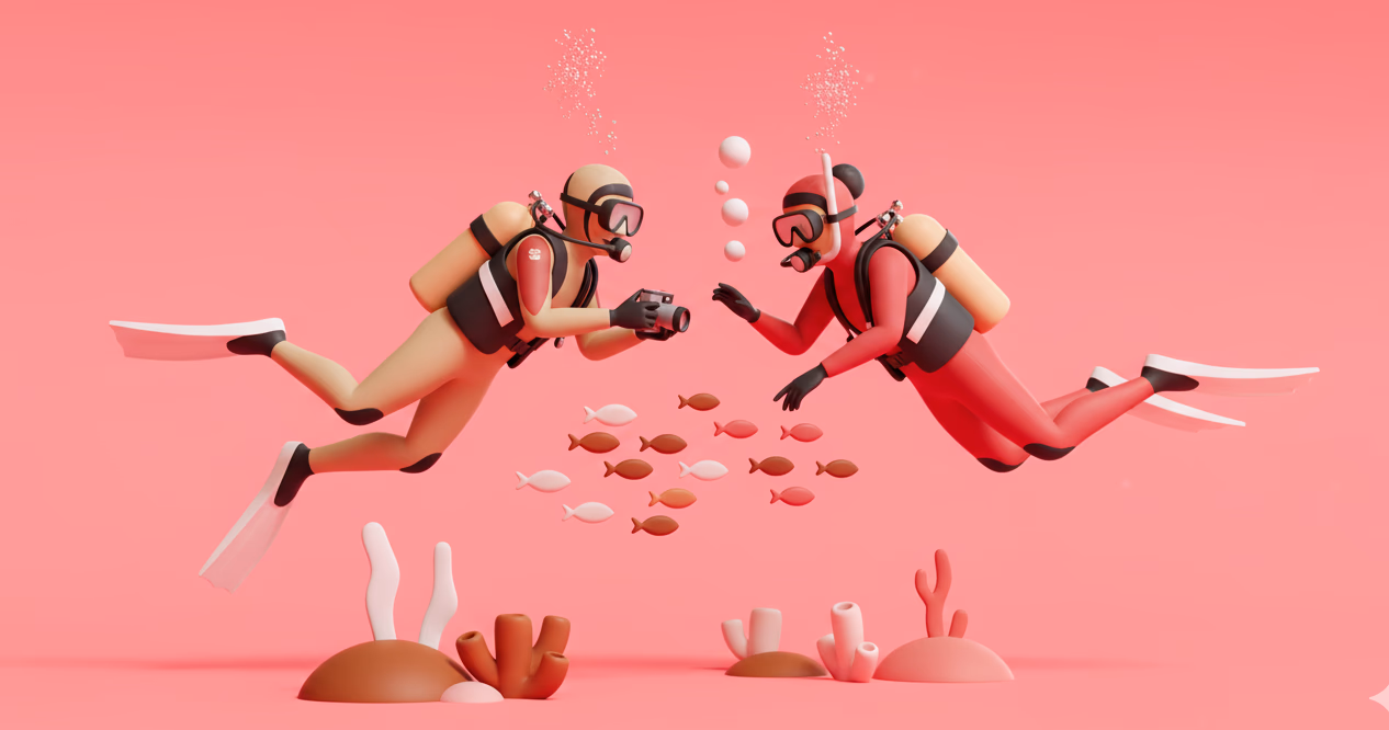 Underwater view Netrani Island