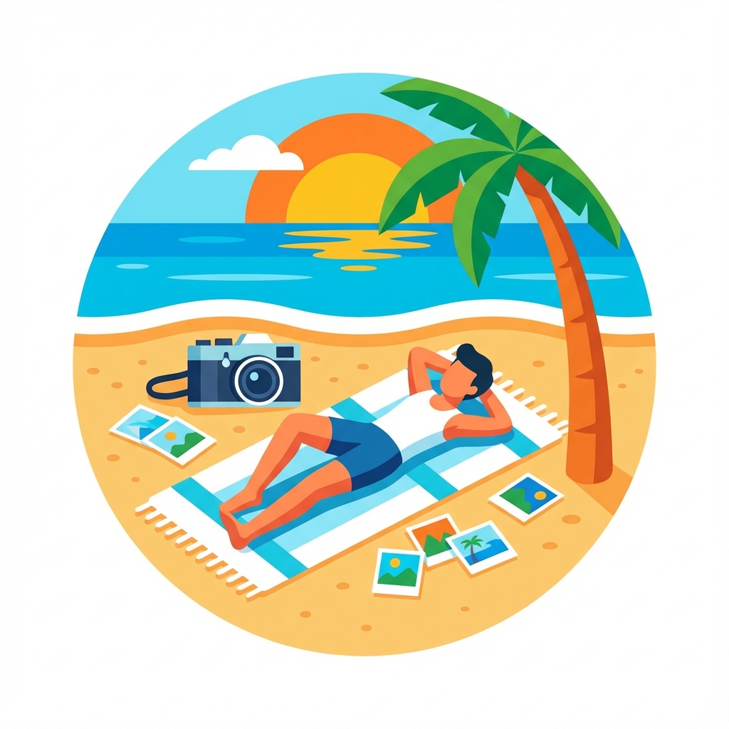 Beach Relax Icon