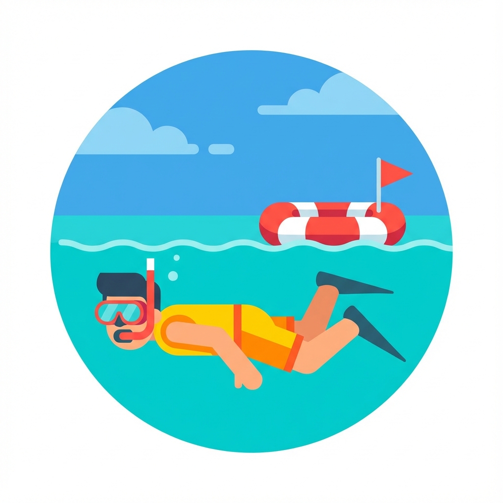 Snorkeling Icon